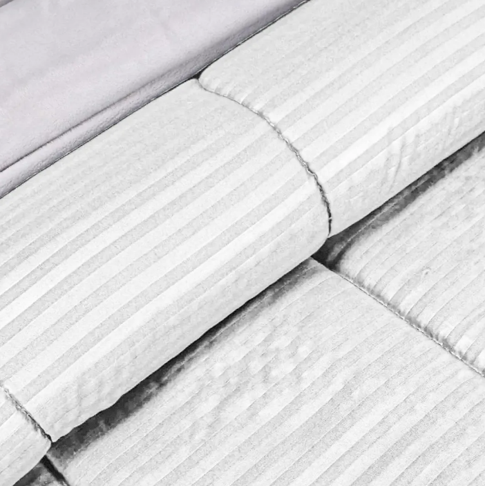 Cubrelecho Cama Doble Con Fundas Blanco