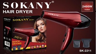 Secador Para Cabello 2400 W