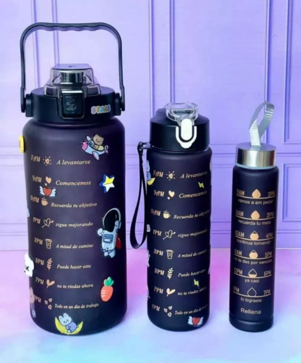 Combo Termos Motivacionales Set X 3 Unid