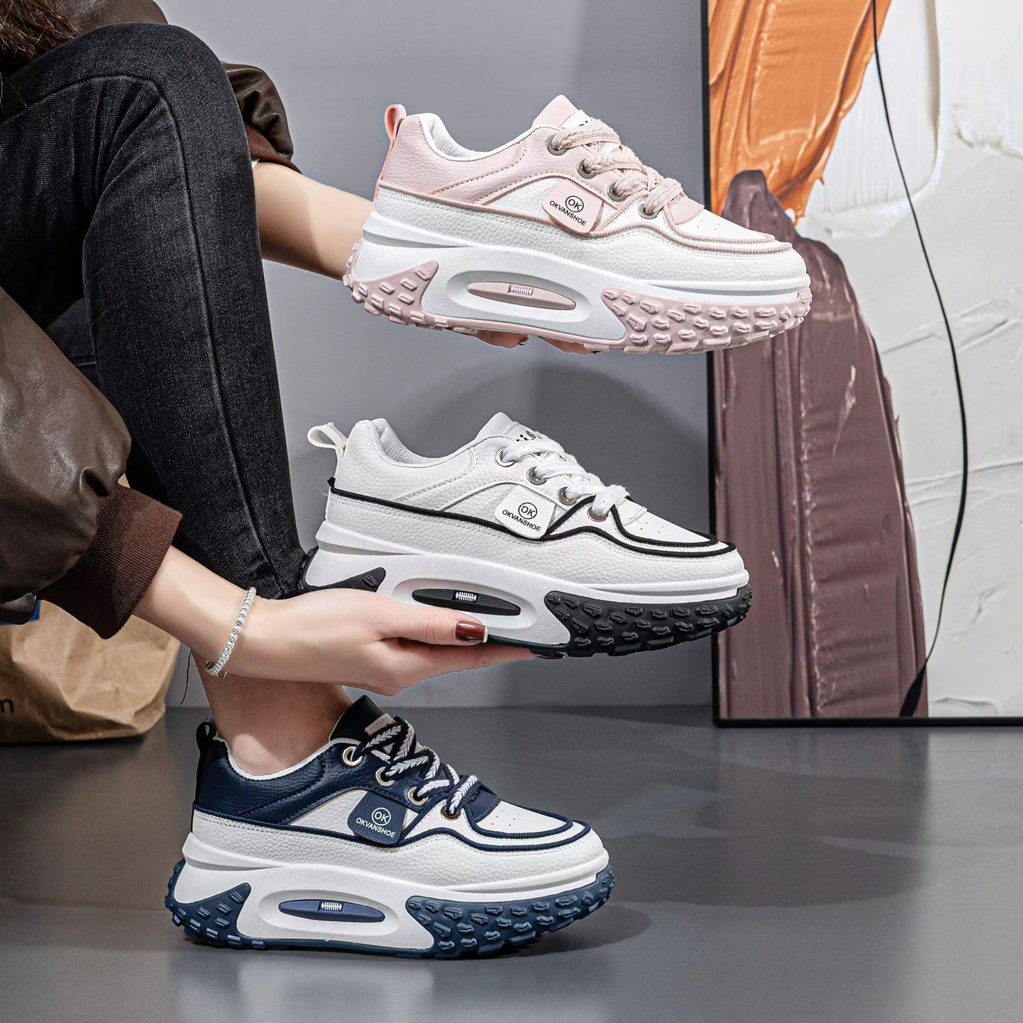 Calzado Tenis Ortopedico Importado OKVAN