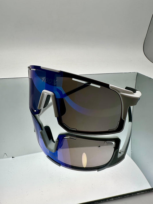 Gray helmet for bikers