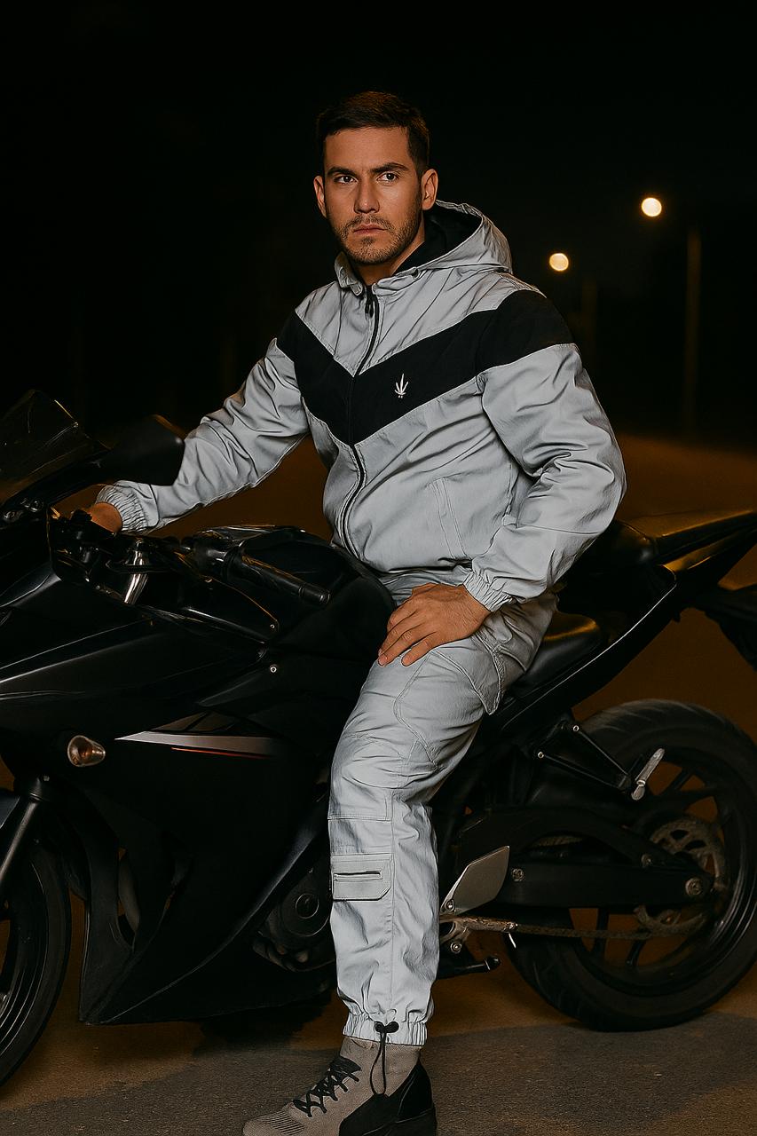 Gray helmet for bikers