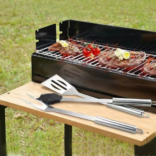 Set De Utensilios Para Asado
