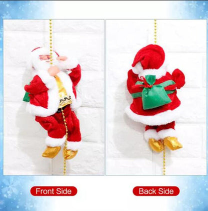 Papa noel sube a la cuerda