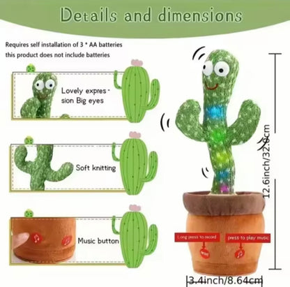 CACTUS BAILARIN RECARGABLE TEMATICO