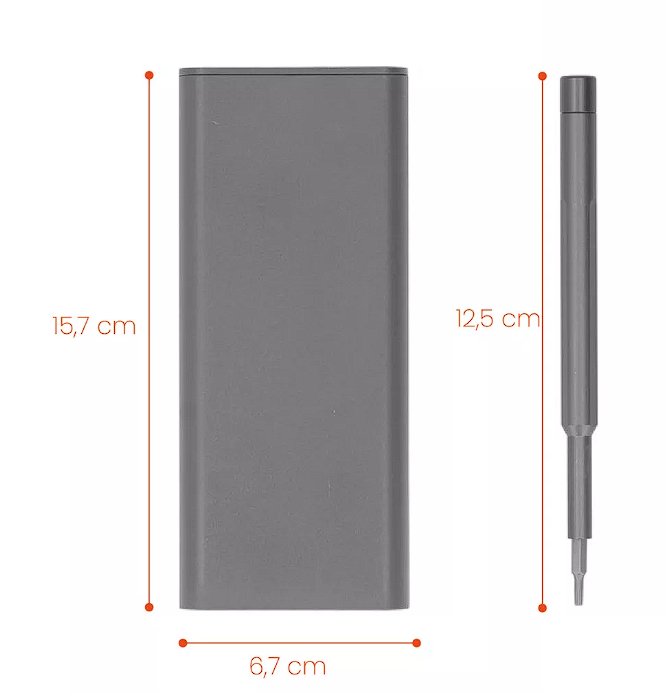 Set Destornillador Con Estuche 24 En 1