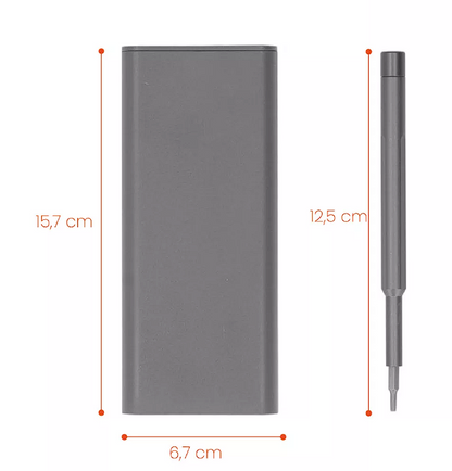 Set Destornillador Con Estuche 24 En 1