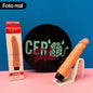 Vibrador Dildo Textura Realista CLA040