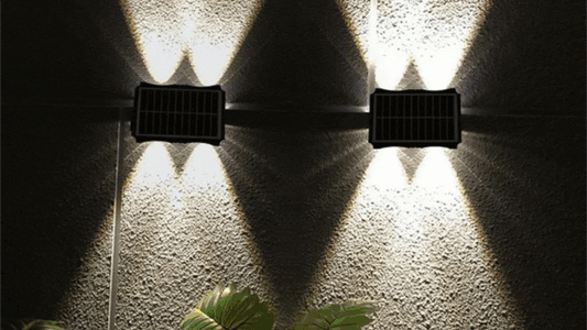 Lampara de pared LED Solar