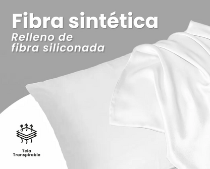 2 Almohadas Confort Pareja Siliconado