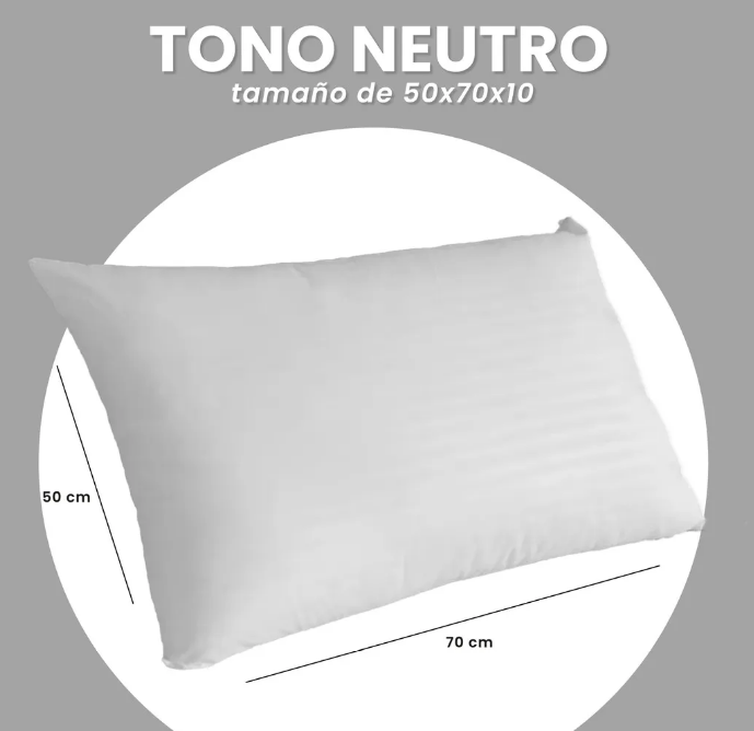 2 Almohadas Confort Pareja Siliconado