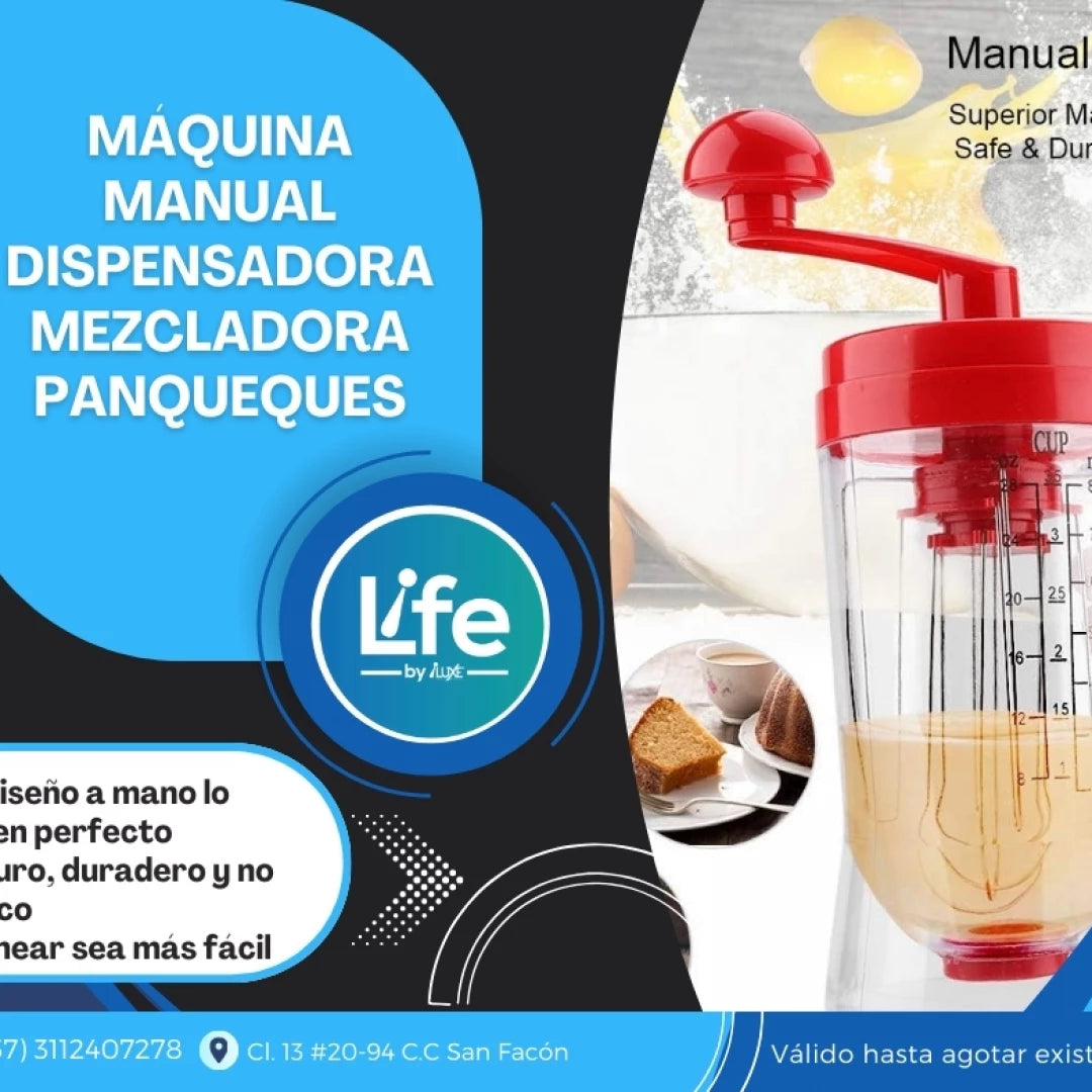 Máquina Mezcladora Pancakes