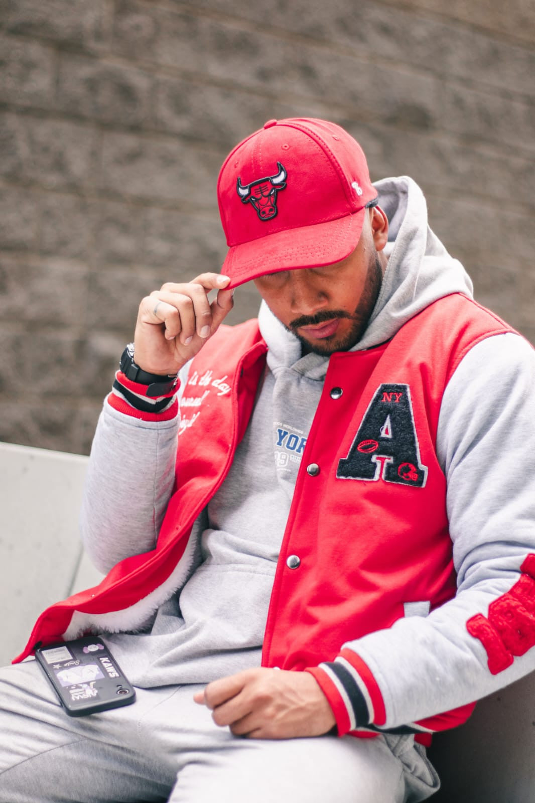 Chaqueta beisbolera para caballero