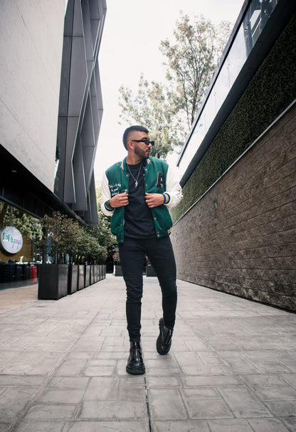 Chaqueta beisbolera para caballero