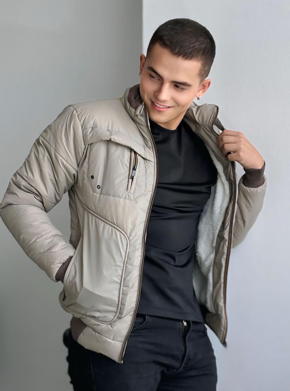 Chaqueta piloto ovejera broche H135Y