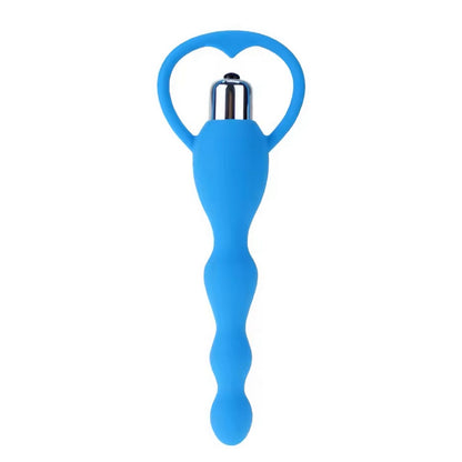 Plug Anal Vibrador Silicona Juguete + Ba