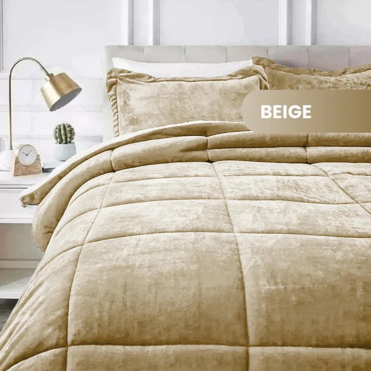 Cubrelecho Térmico Cama Doble Beige