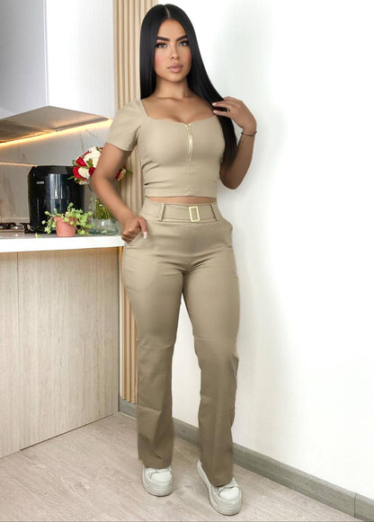 Conjunto 2 prendas Pantalón y blusa M046