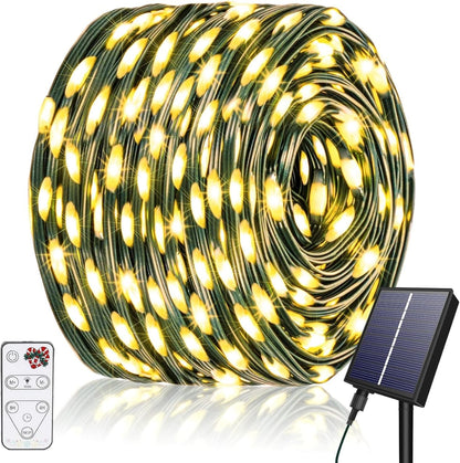 Luces Navidad Panel Solar, Control 10m