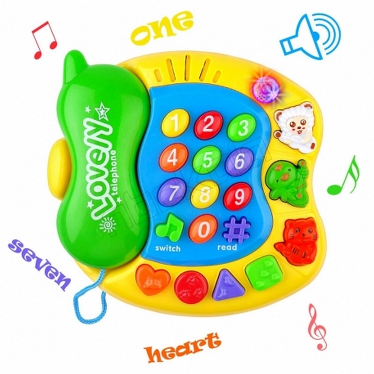 Teléfono Celular Juguete Musical Animale