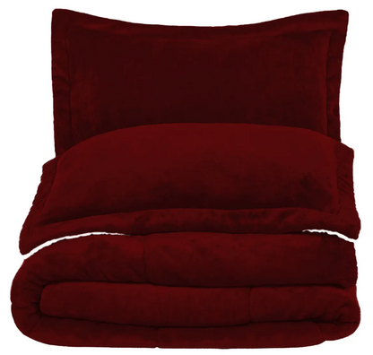 Cubrelecho  Cama Doble Vinotinto